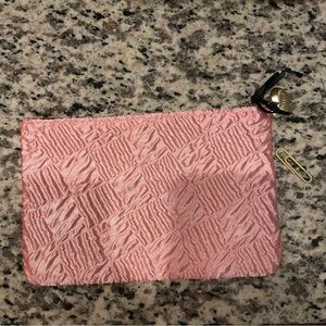 COPY - 4 for 20$ Ipsy Coquette Pink and Green Satin Makeup Bag